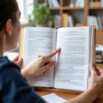 Expert analyzing IELTS reading passage key details