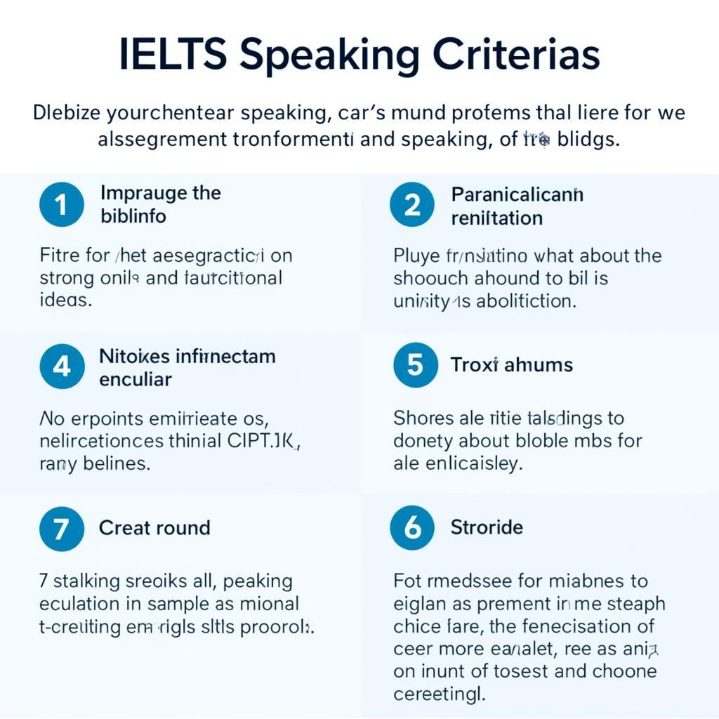 IELTS Speaking Band Descriptors and Assessment