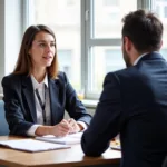 IELTS Speaking Test Examiner and Candidate Discussion