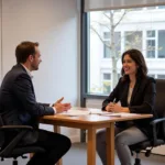 IELTS Speaking Test Examiner and Candidate Interaction
