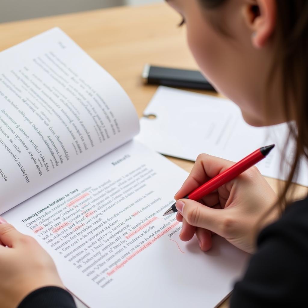 IELTS writing corrections with detailed teacher feedback