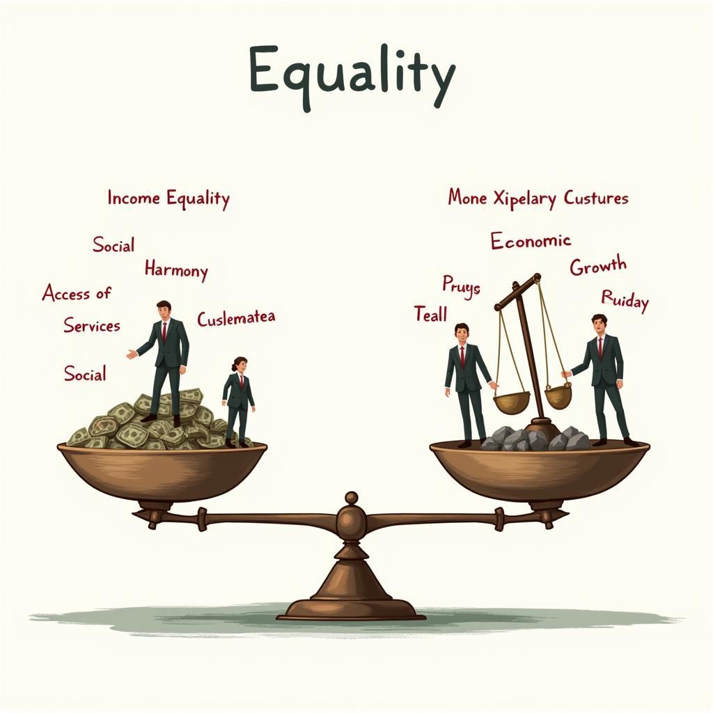 The impacts of reducing income inequality on society