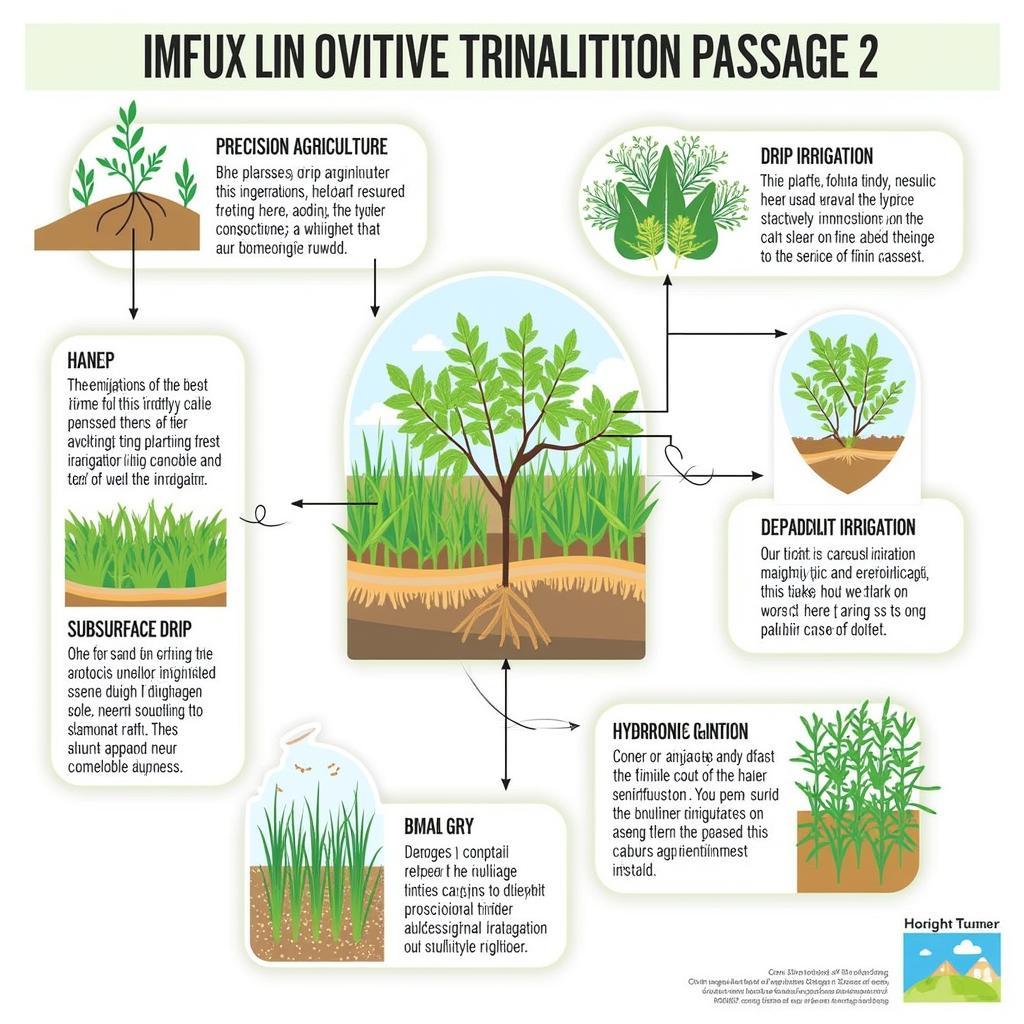 Innovative Agricultural Irrigation Techniques Infographic