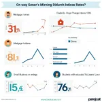 The impact of loan interest rates on different categories of borrowers illustrated through graphs and charts