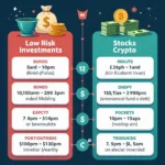 Comparative analysis of low-risk and high-risk investment strategies