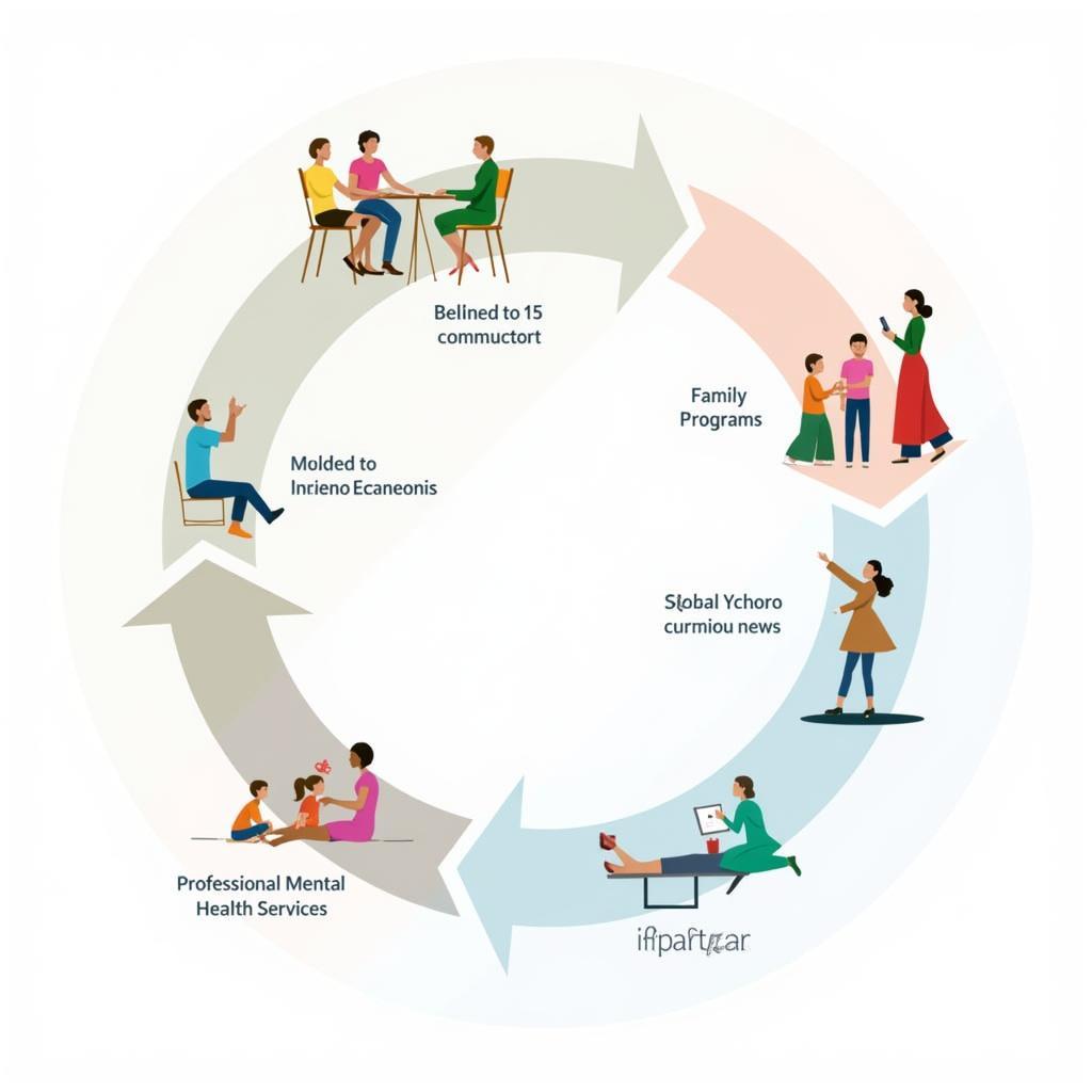 Comprehensive mental health support systems for young people