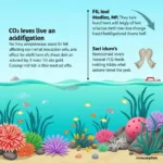 Ocean acidification severely impacts marine ecosystems and coral reefs