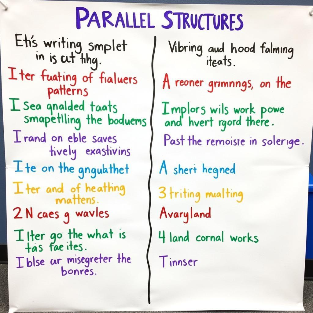 Examples of Parallel Structure in IELTS Writing