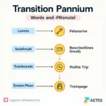 Common transition words used in IELTS listening for different perspectives