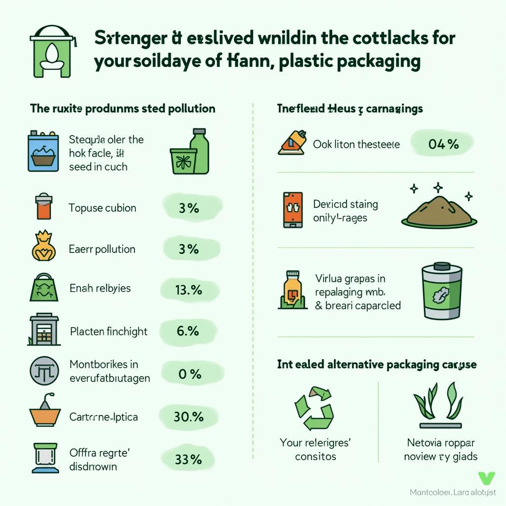 Environmental impact of plastic packaging ban showing both positive and negative effects