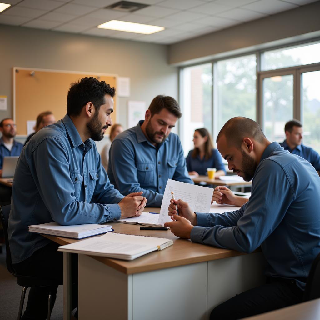 Prisoners participating in educational and vocational training programs