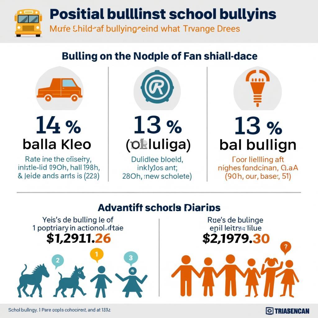 School bullying statistics showing increasing prevalence in educational institutions
