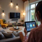 Smart home technology transforming modern living spaces with integrated devices