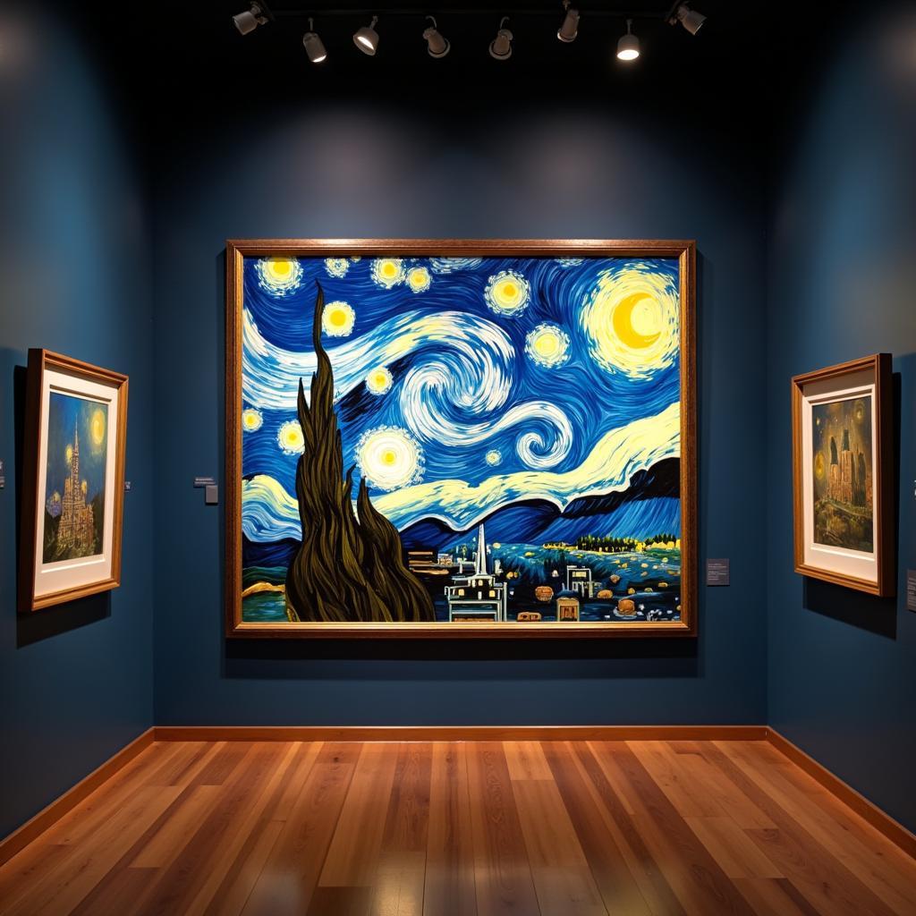 Van Gogh's Starry Night inspiring art appreciation