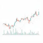 Stock market volatility analysis showing price fluctuations and trading volumes
