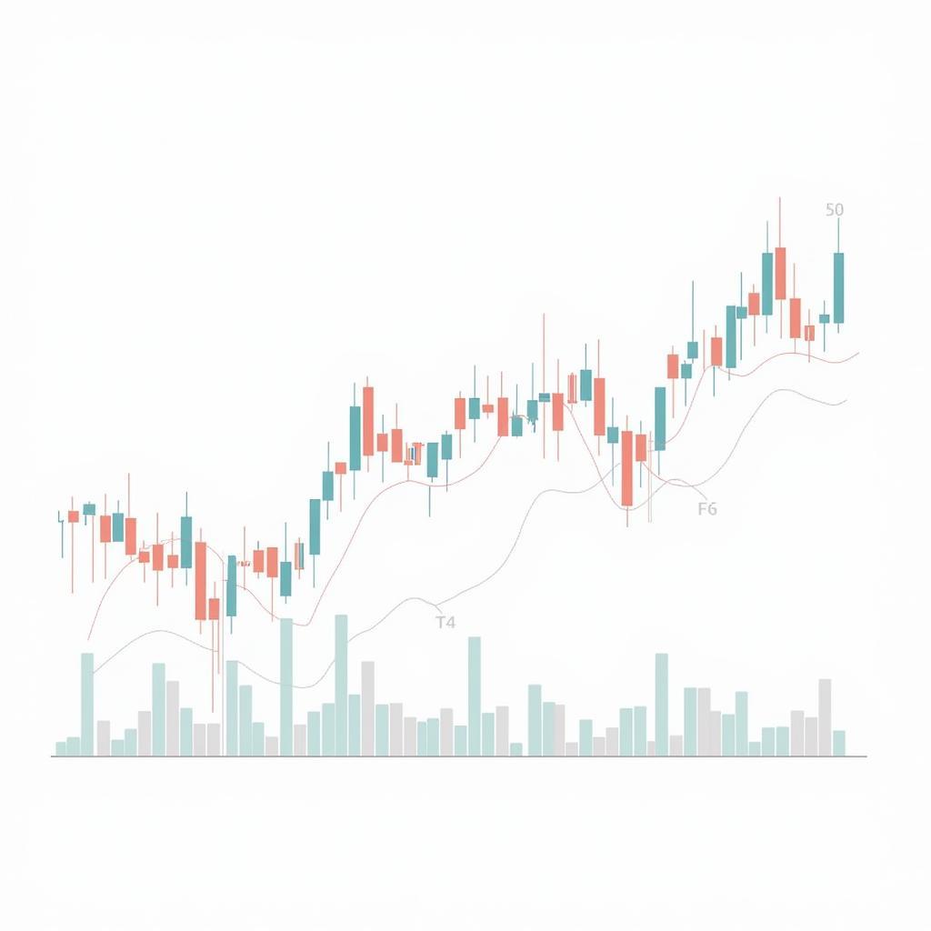 Stock market volatility analysis showing price fluctuations and trading volumes
