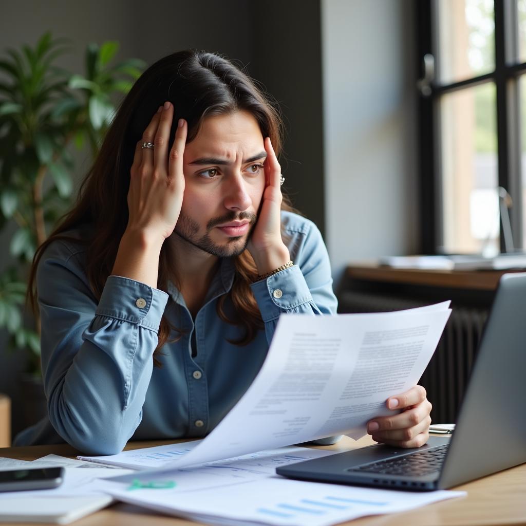 Impact of excessive credit monitoring on mental wellbeing