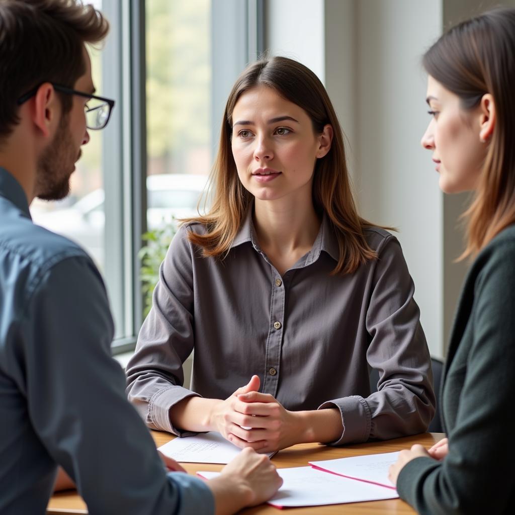 IELTS candidate describing helping experience during speaking test