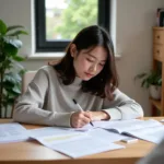 IELTS candidate practicing speaking response about favorite outdoor places