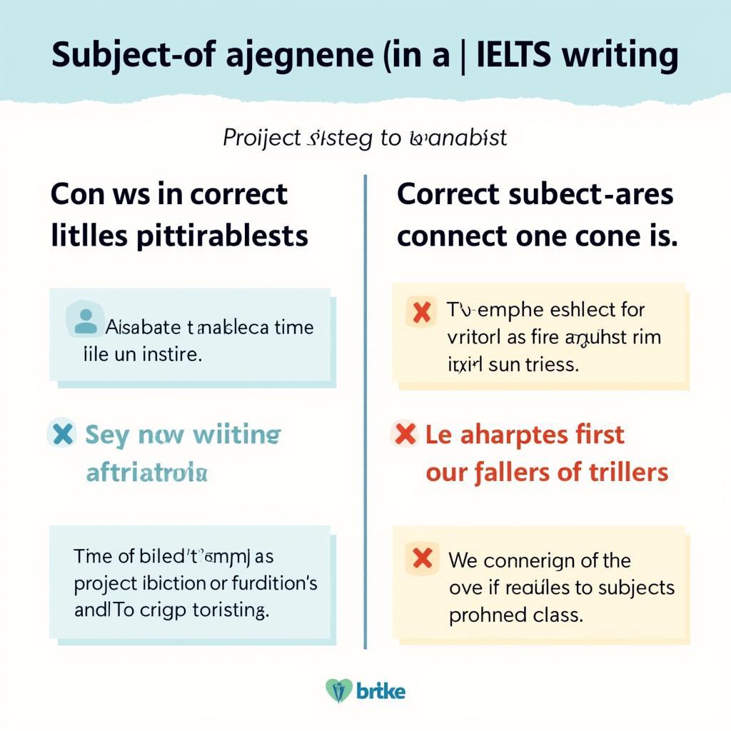 Common Subject-Verb Agreement Mistakes in IELTS Writing