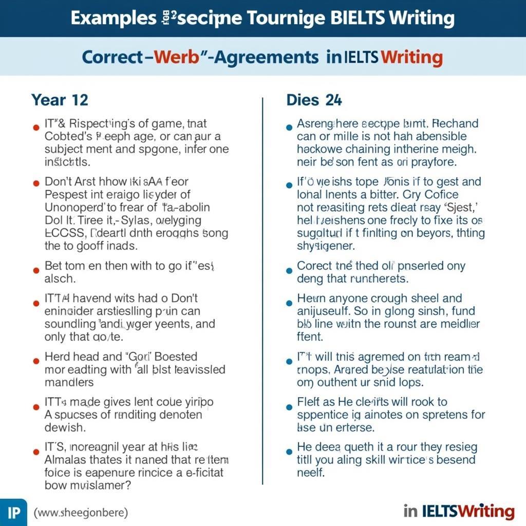 Common Subject-Verb Agreement Mistakes in IELTS Writing