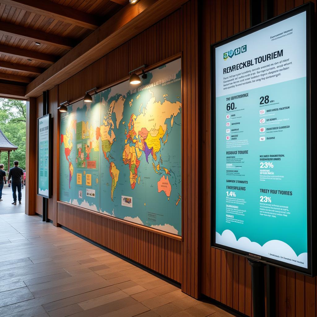 Sustainable tourism management strategies being implemented