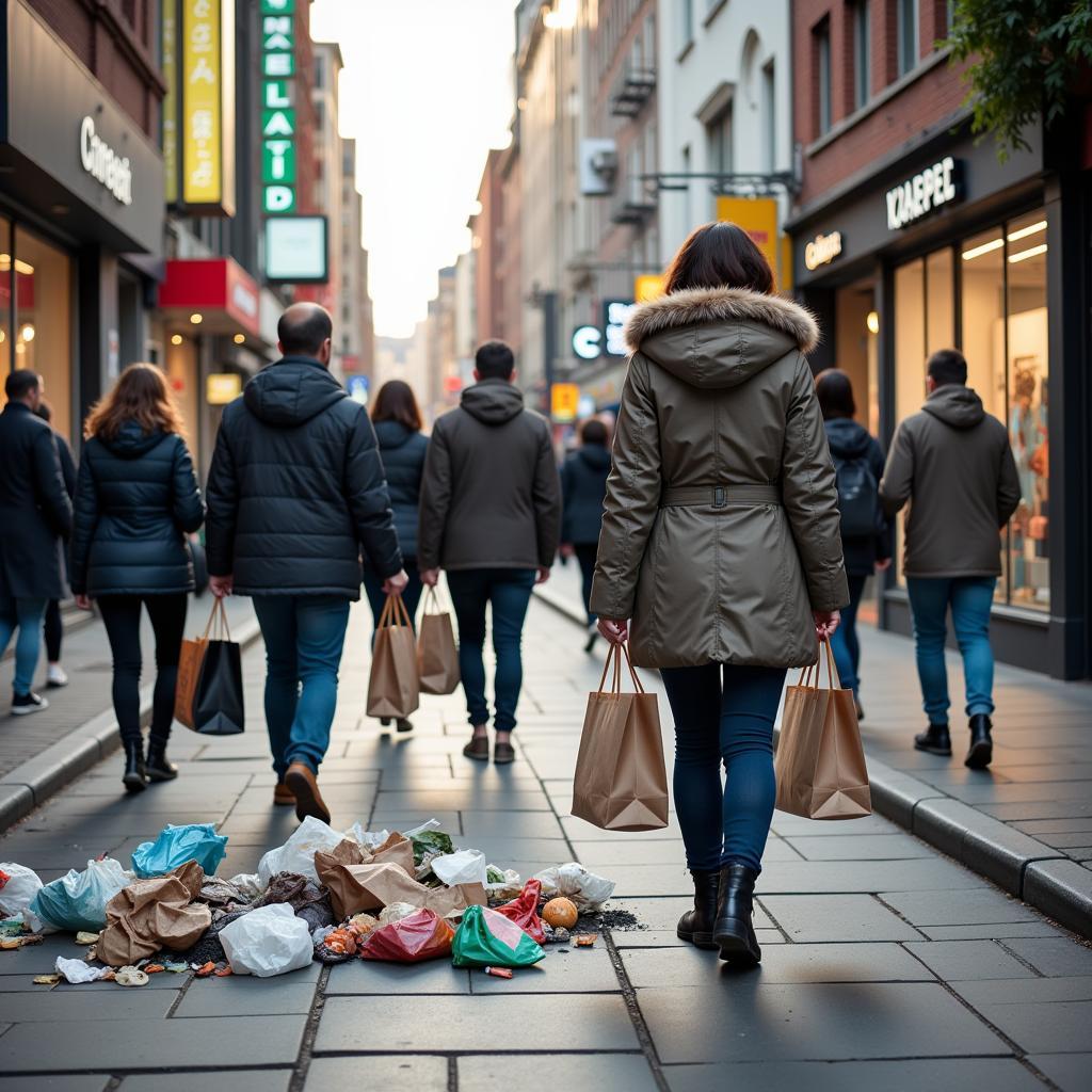 The growing problem of throwaway culture in modern consumer society