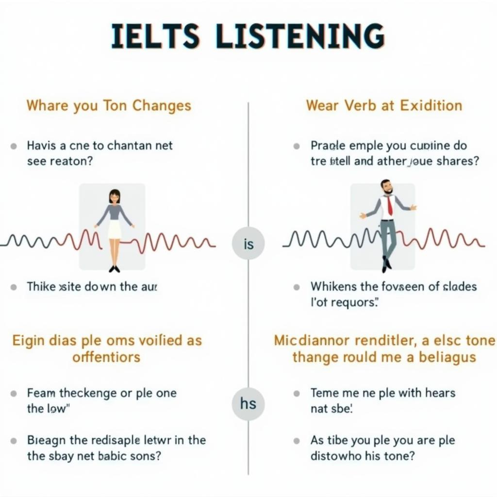 Key indicators and cues for detecting tone shifts in IELTS listening
