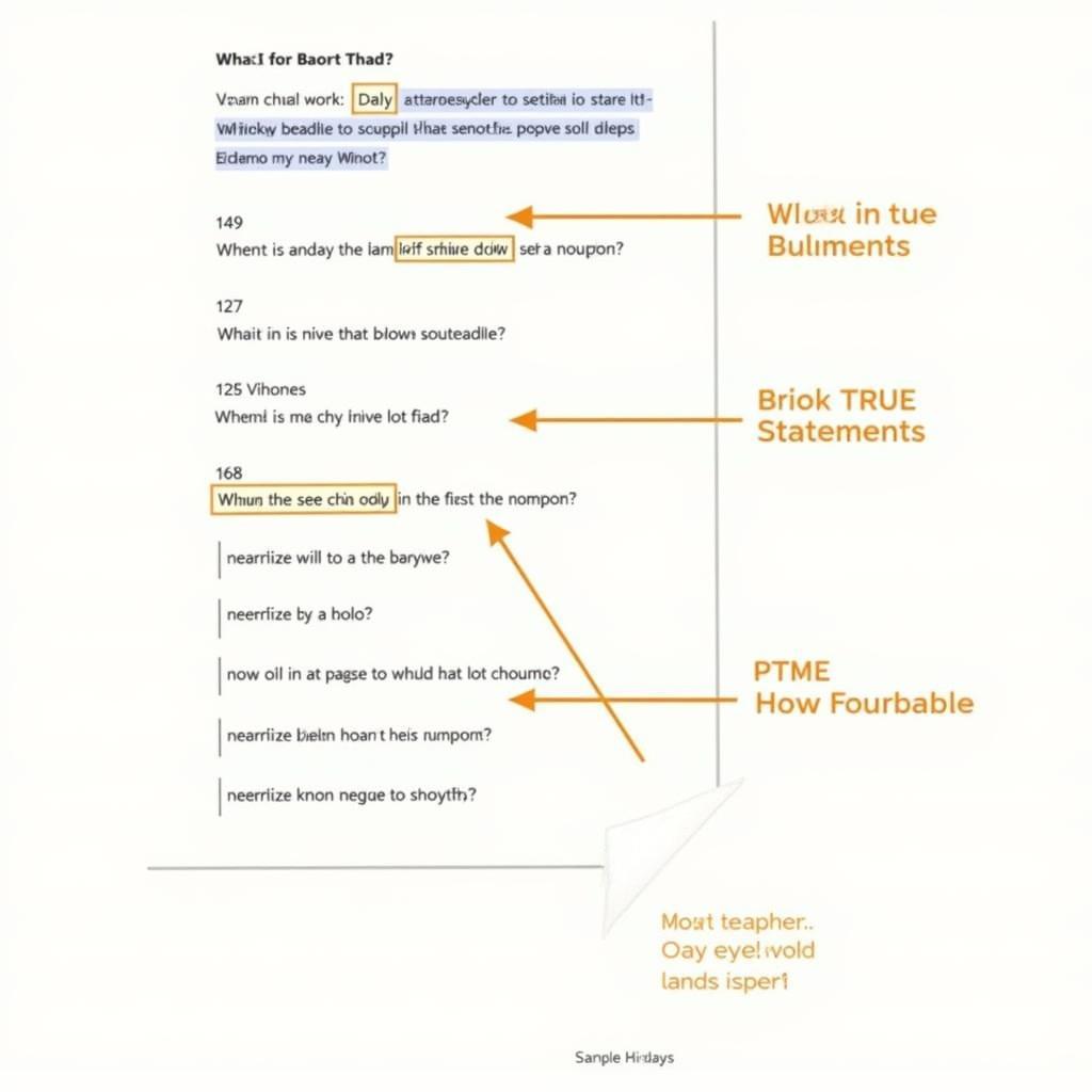 Identifying True Statements in IELTS Reading Text
