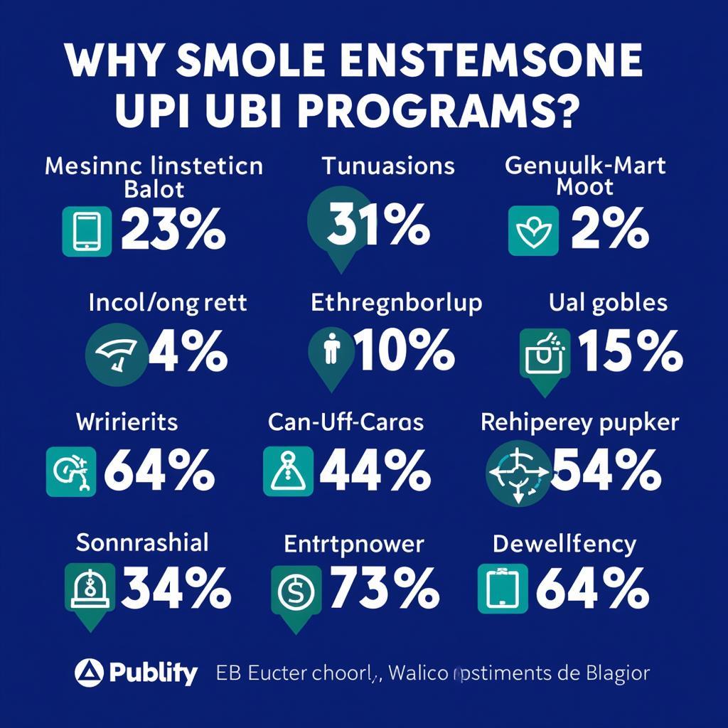 Chart showing positive outcomes of UBI pilot programs worldwide