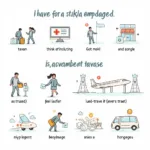 Professional handling unexpected travel situations during IELTS speaking test