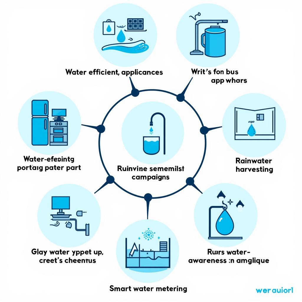 Diagram of Urban Water Conservation Techniques