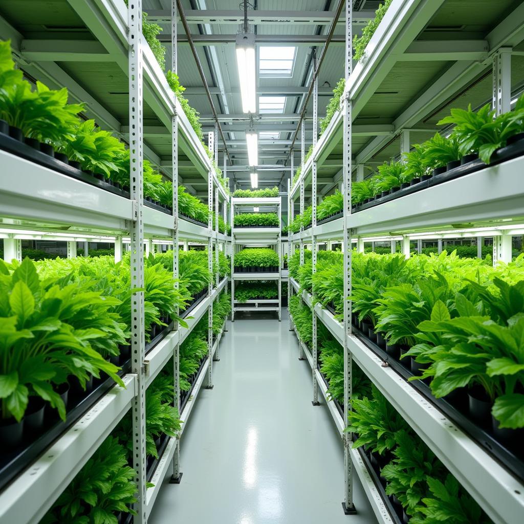 Modern vertical farming solutions in urban environments