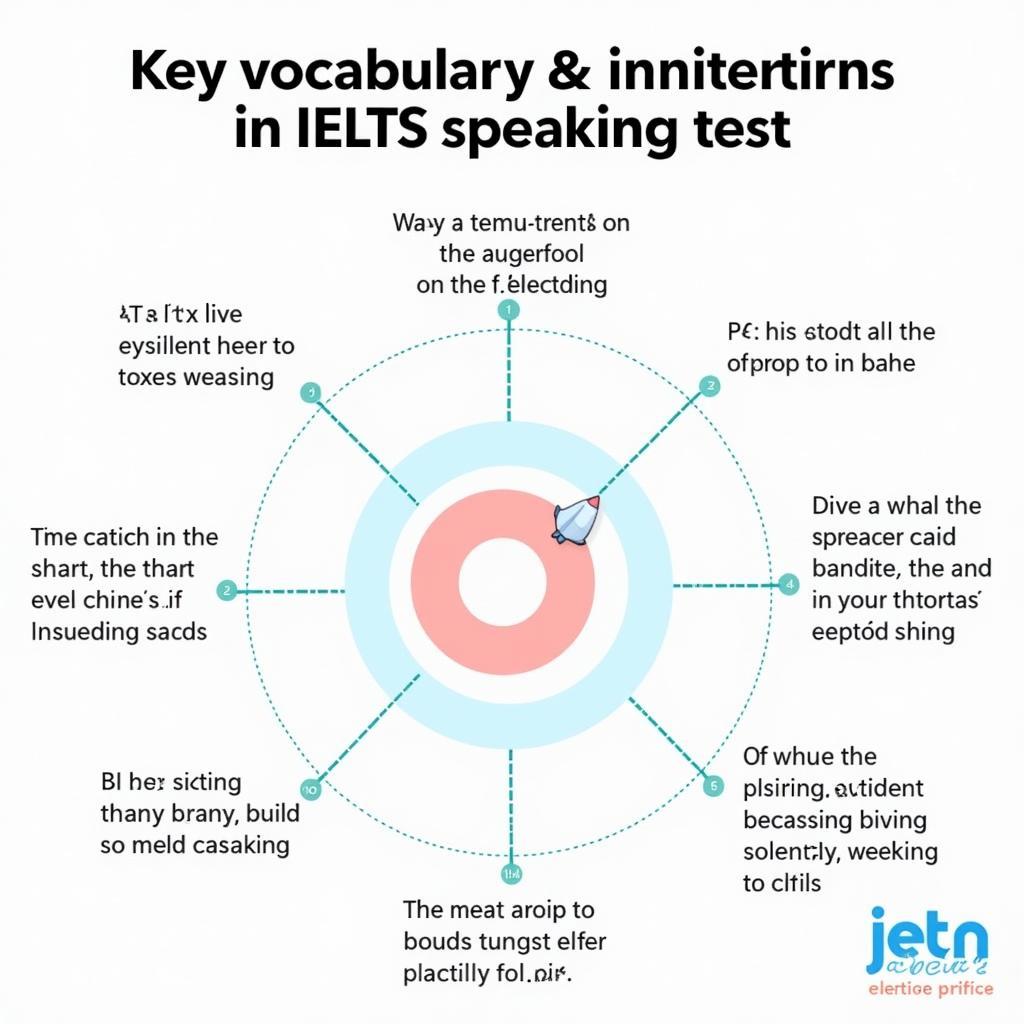 Professional explaining key IELTS vocabulary and expressions