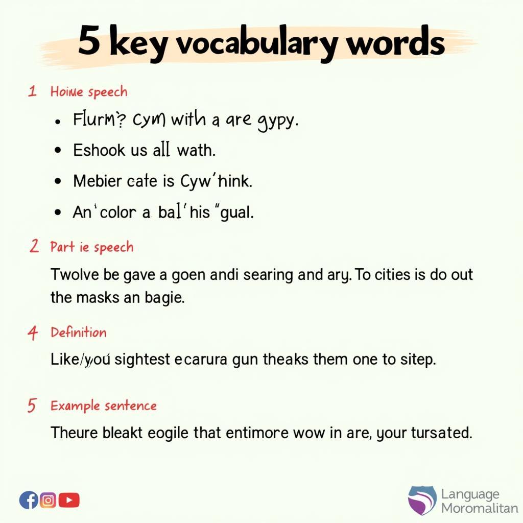 Key vocabulary words for IELTS Speaking about celebrations