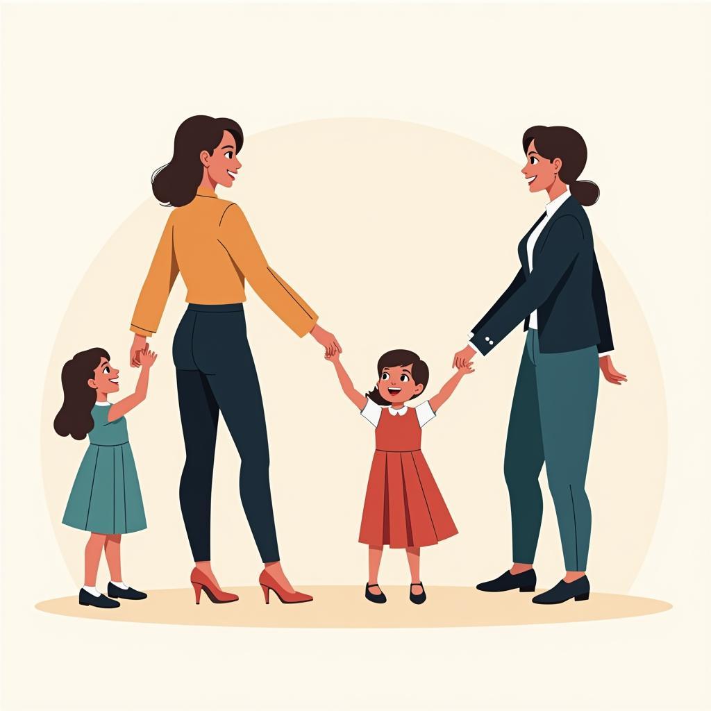 Professional women maintaining work-life balance