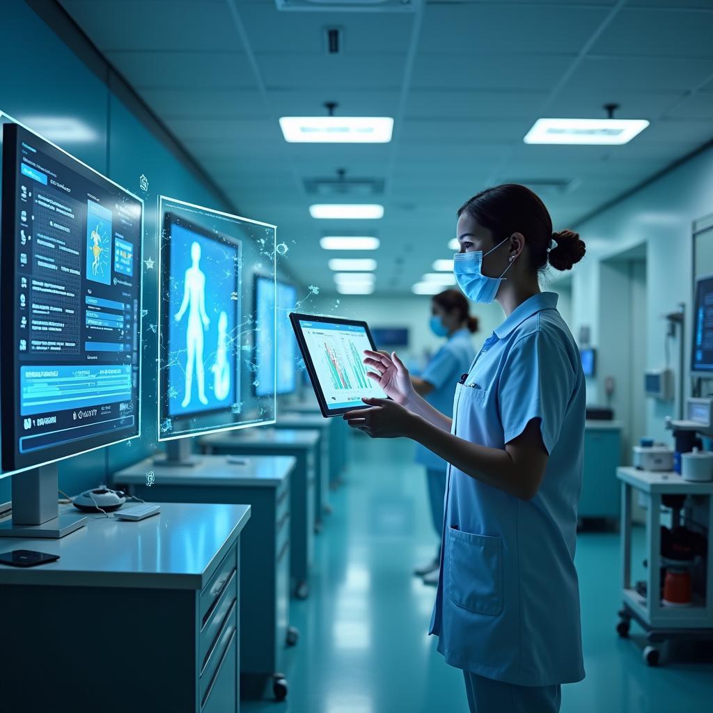 AI technology transforming modern healthcare delivery in hospital setting