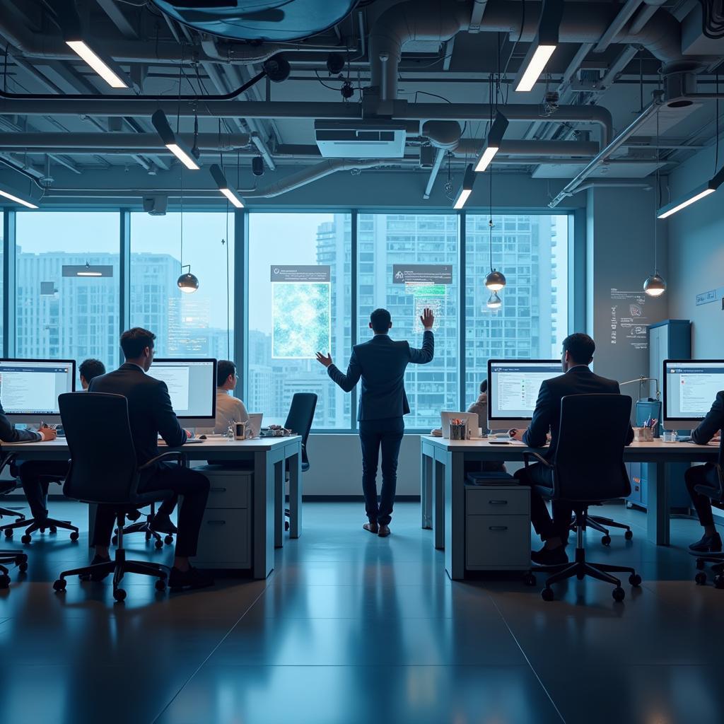 AI and human collaboration in modern workplace