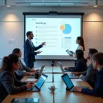 AI technology integration in modern classroom setting