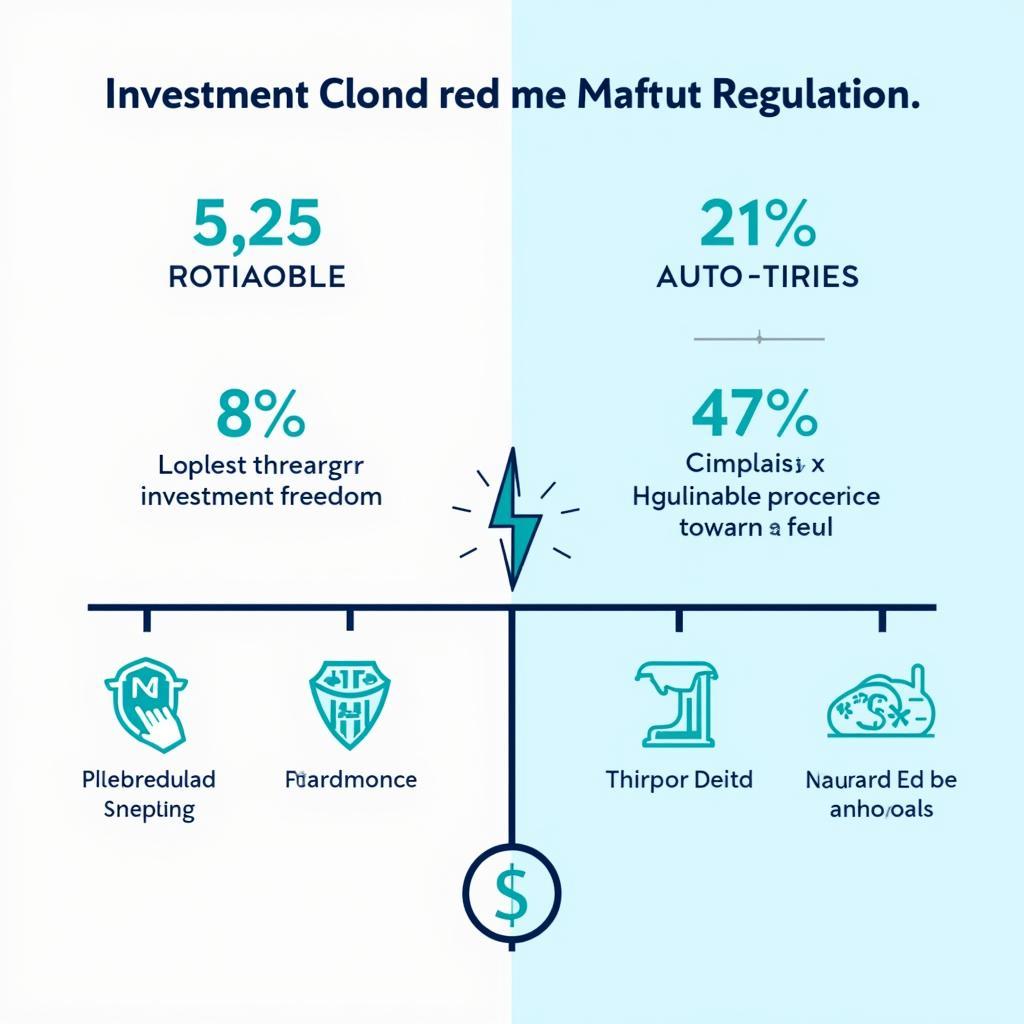 Visual representation of balanced investment regulation approach