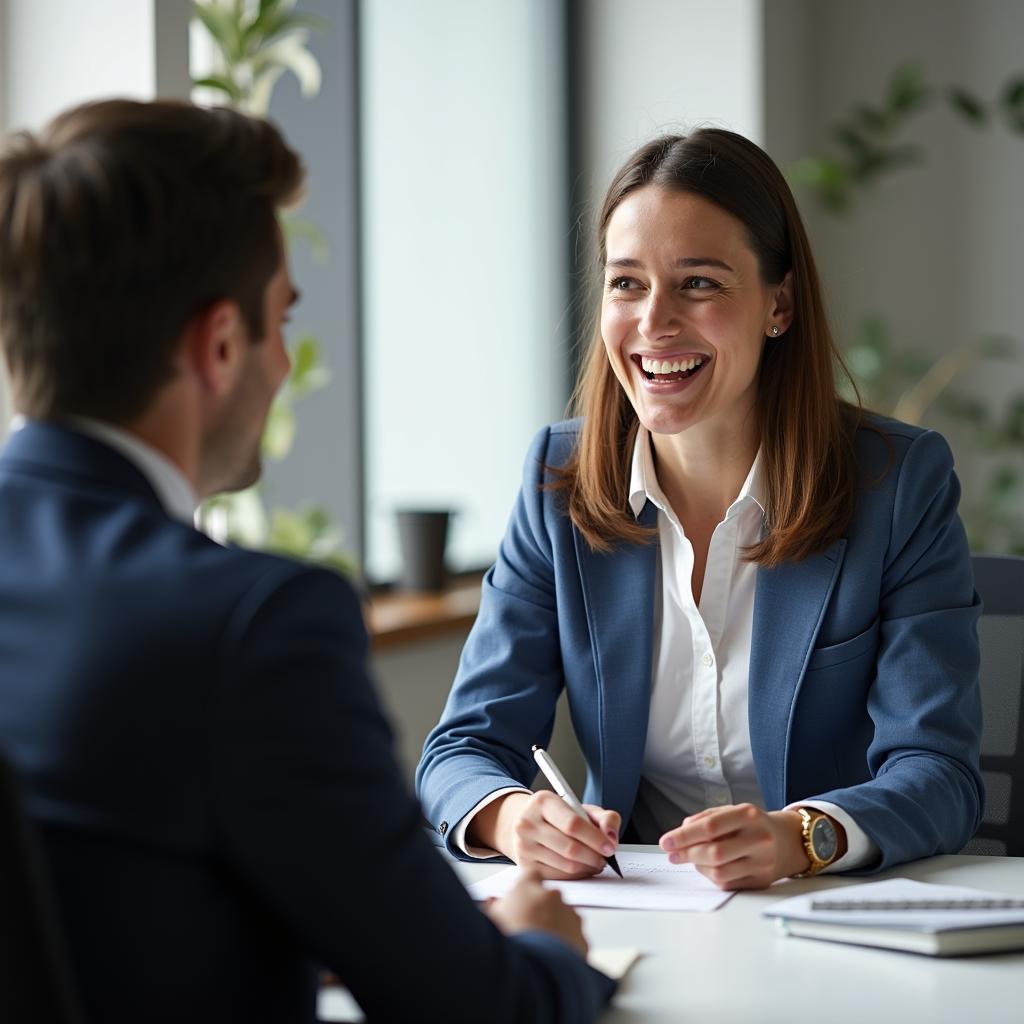 IELTS candidate confidently describing unexpected problem experience