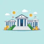 Central Bank Independence Concept Illustration