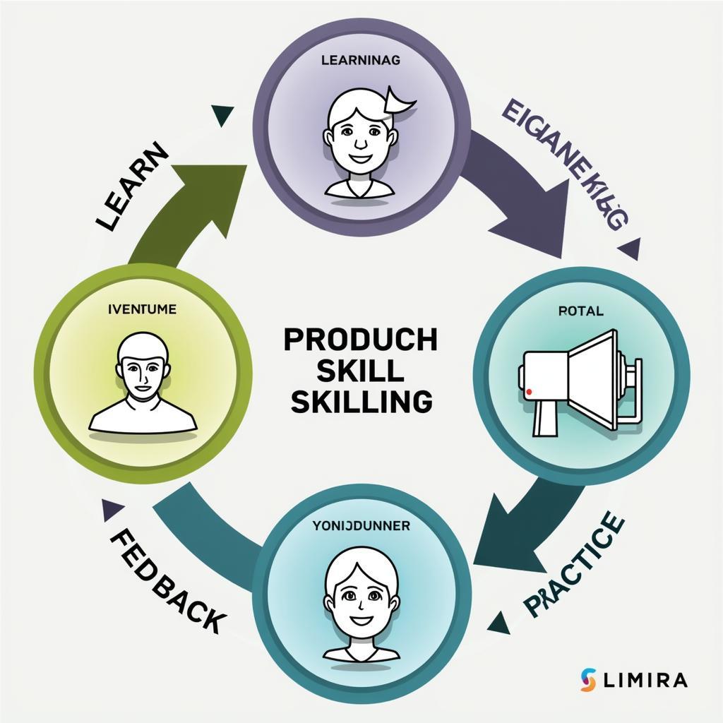 Professional development journey visualization