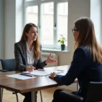 IELTS candidate discussing daily routine changes with examiner