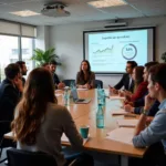 Students discussing global perspectives on death penalty abolition