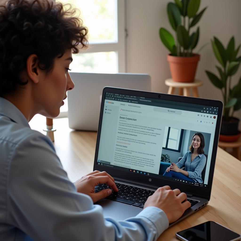 Professional considering career choices between education and work promotion