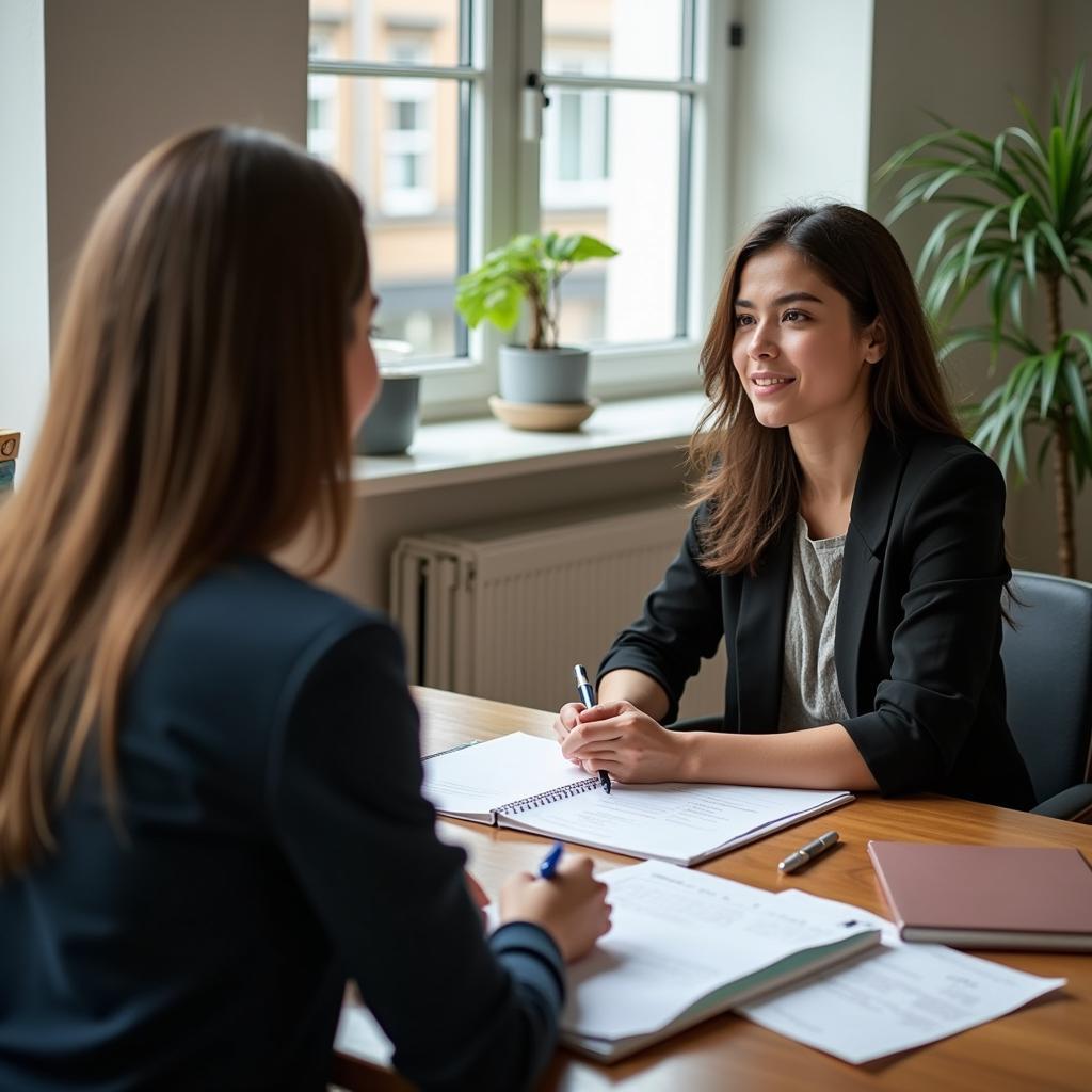 IELTS candidate preparing for speaking test difficult conversation topic