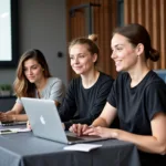Professional development and digital upskilling programs preparing workers for new opportunities