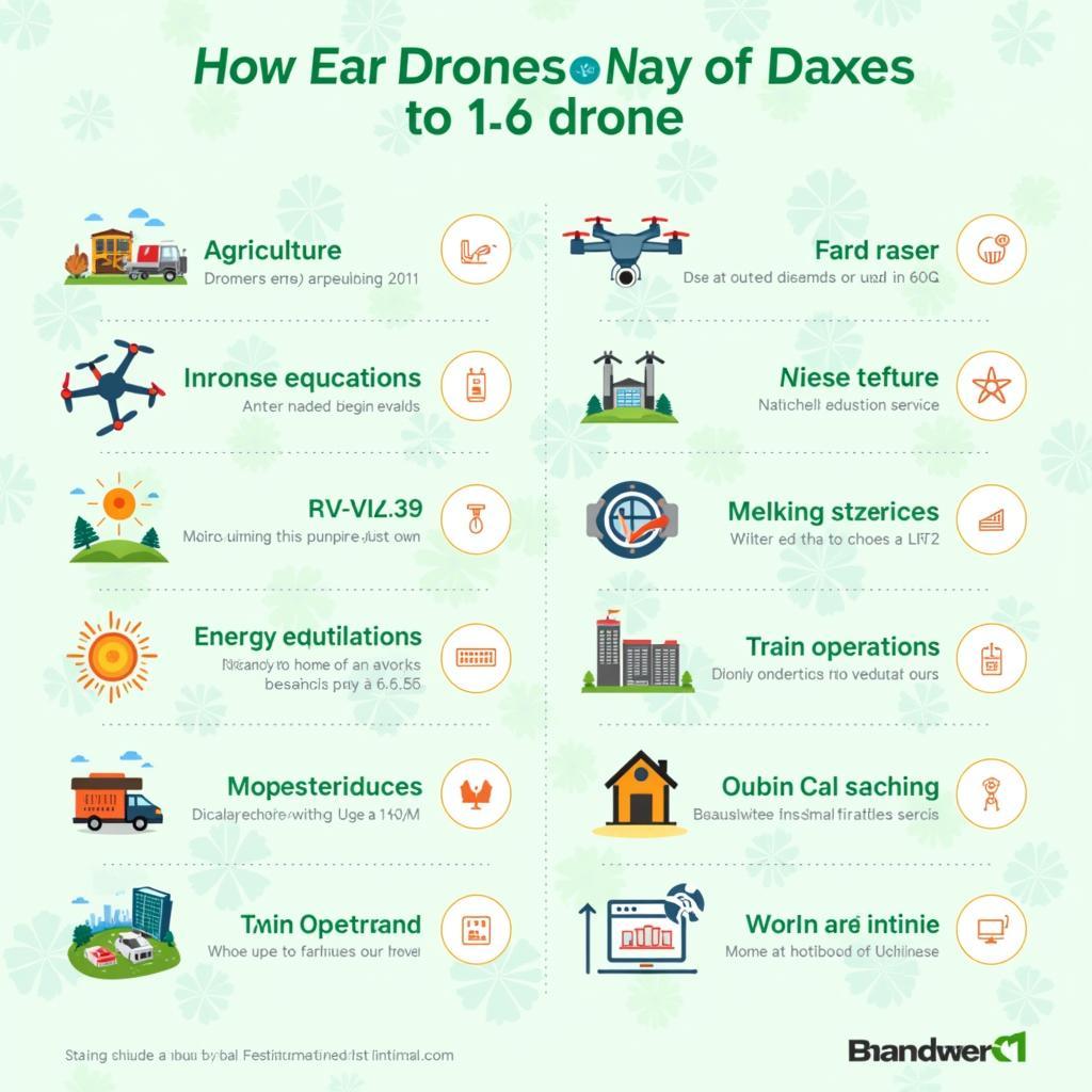 Multiple applications of drone technology across different sectors