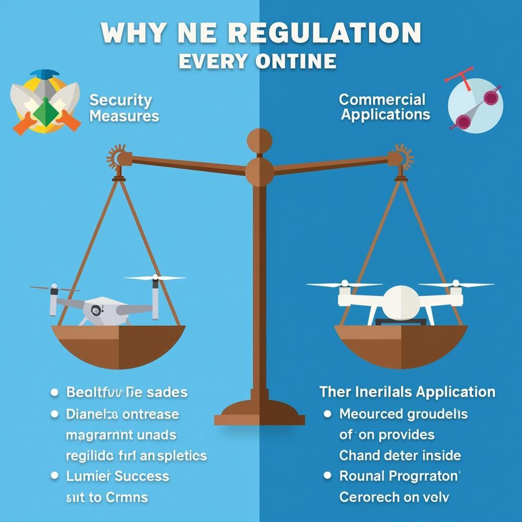 Balancing drone regulation between security and operational freedom